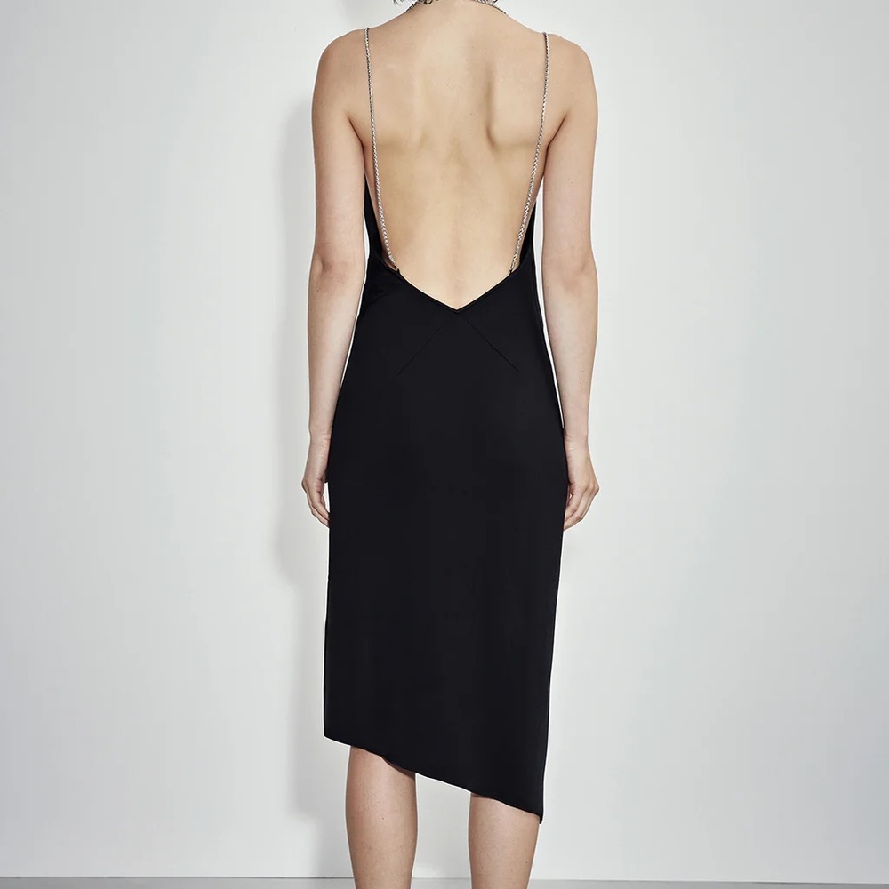 NEW ET Ochs Elegant Black Backless Dress
